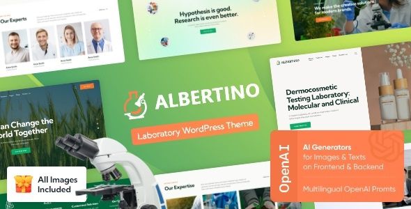 Industrial – Factory Business WordPress Theme